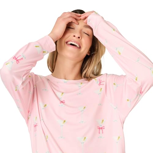 Image of PJ Salvage Women's [Amazon Exclusive] Cloud Jersey Jogger Pajama 2-piece Pj Set