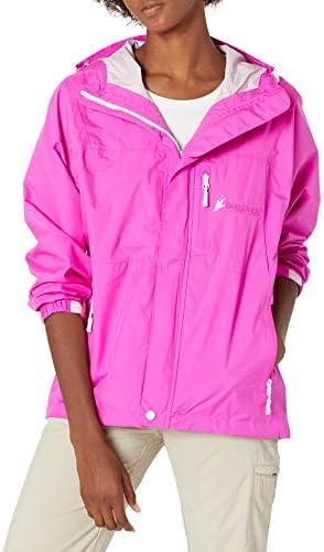 FROGG TOGGS Women's Java Toadz 2.5 Ultra Light Waterproof Breathable Rain Jacket, Pink, Small