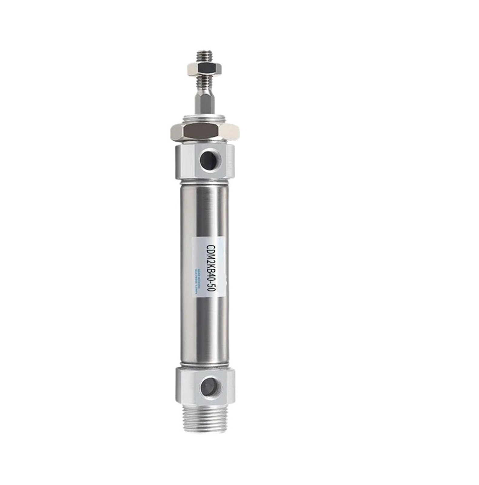 Vérin pneumatique anti-rotation inox premium à tige hexagonale alésage 25mm