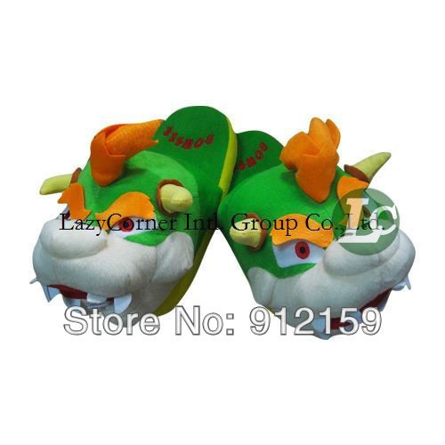 Al por mayor 20 pares de zapatillas Bowser Mario dibujos animados Pantuflas  de peluche muñecas EMS : Juguetes y Juegos - Amazon.com