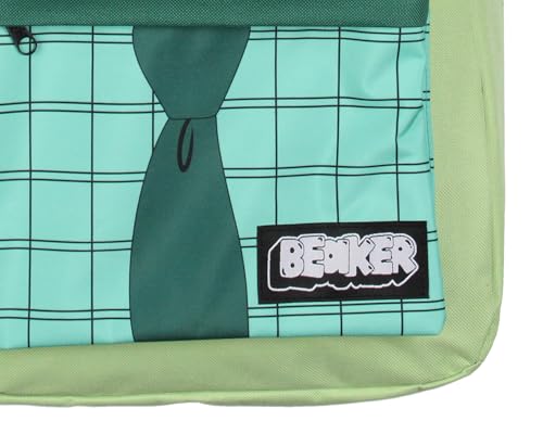 The Muppets Beaker 3D Character Hair 17" Backpack Laptop Travel Book Bag Padded Back Adjustable Straps3