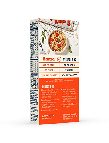 Banza Chickpea Pasta Shells and Cheese with Classic Cheddar â€“ High Protein, Gluten Free Mac and Cheese, Healthy Macaroni and Cheese, 5.5 Ounce (Pack of 6) - Thumbnail 3