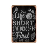 peiyeety Letrero metálico con la frase El mejor papá del mundo para decorar la pared de la habitación, la oficina, el café o el bar (20 x 30 cm).