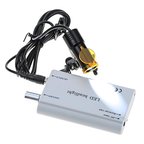 Aries Outlets 5W Waist Hanging Led Headlight With Plastic Clip Filter For Magnifier (Silver) #TOP6