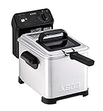 Seb Family Pro 3L individual autónoma freidora 3L 2400 W Negro, Acero inoxidable