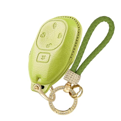 Coque de clé de voiture GAC Emzoom GS4 haut de gamme étui de protection vert