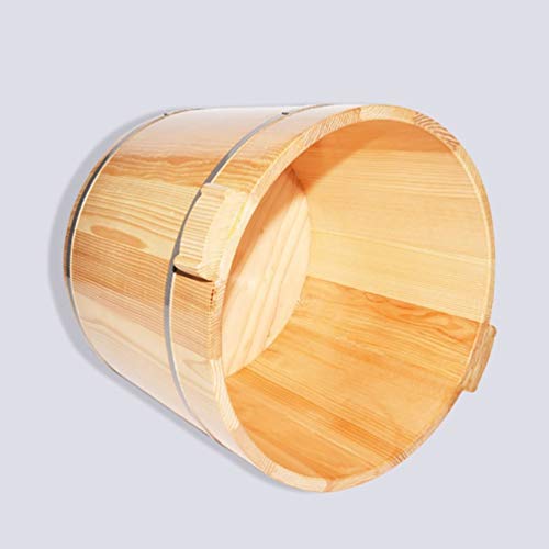 Tina de remojo para pies de madera para spa en casa miniatura 3
