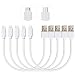 Short Micro USB Cable 5 Pack, 1FT White Android USB Charging Cord for Fast Charge & Sync Data, High Speed USB 2.0 for Samsung, HTC, Motorola, Nokia, Kindle, MP3, Tablet and More