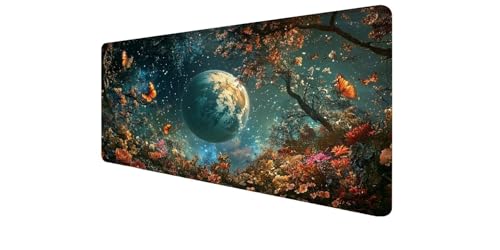 Tapis de souris XXL gaming 1600x800mm avec bords cousus et base caoutchouc antidérapante