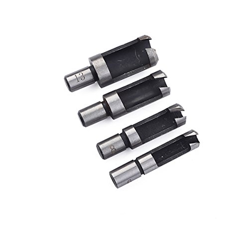 Preisvergleich Produktbild OUNONA Holzd¨¹Bel-Schneider, gerade, konische, Tiefe Klauen-Bohrer, 4 St¨¹ck