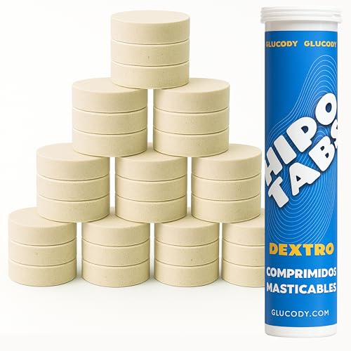 GLUCODY Medio Kg De Pastillas De Glucosa Para Hipoglucemias / 250 Pastillas Glucosa De 2g / Bote Dispensador Incluido En El Pack/HIPO TABS de Glucody