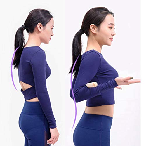 FunPa 2PCS vara de madeira correção de postura bastão de exercício vara de treino com fivela de bast