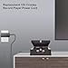 HKY 12V AC DC Adapter Compatible with Crosley CR8005D CR6010A CR6018A CR6230 CR6232A R6233A CR6233D CR6249A CR6251 CR6251A CR6251A-BK CR54cdbc CR54 CD Turntable Record Player Power Cord Charger