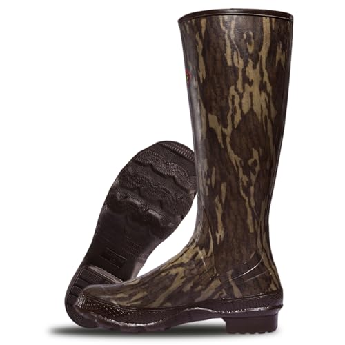 LaCrosse Grange Rubber Hunting & Work Boots for Men - Waterproof ZXT Rubber, with Adjustable Fit Strap, EVA Footbed, and Slip-Resistant Outsole