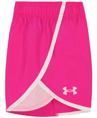 Image of Under Armour Girls' 2-piece Short Sleeve Tee and Shorts Set, Lightweight and Comfortable