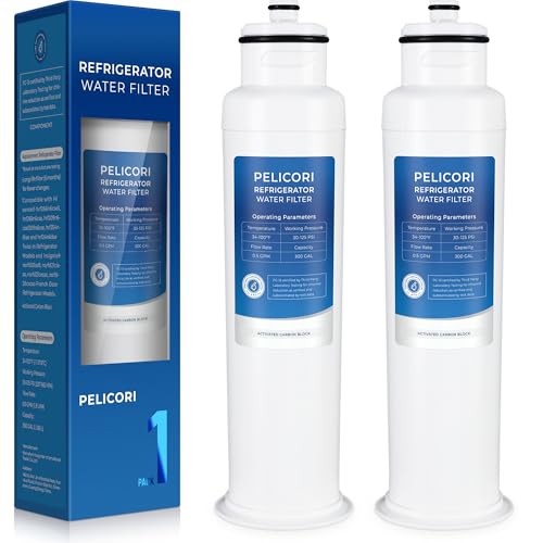 PELICORI HX2017FR-A Water Filter Compatible with Hisense HRF266N6CSE HRF266N6CSE1 HRF209N6CSE HRF254N6TSE HRF254N6DSE Insignia NS-WF26FD9-1 NS-RFD26SS9 Mora MRF211N6CSE MRF266N6CSE (2 Pack)