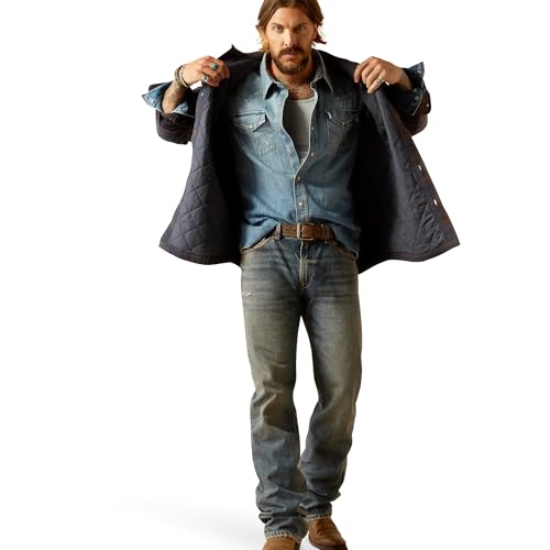 Ariat Men's Yellowstone M5 Rider Slim Straight Jean3