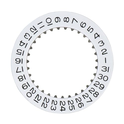 Ewatchparts DATE DISC COMPATIBLE WITH ROLEX GMT II MASTER,EXPLORER II, 3175/3185 16570 16700 16713 WHITE