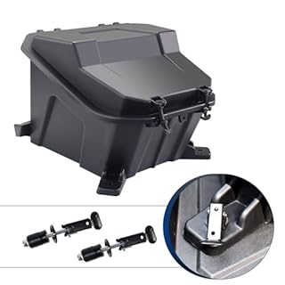 CPOWACE Removable Rear Cargo Box 69 QT Storage Bin Compatible with Polaris RZR XP 1000/RZR 900/XP 4 1000/Turbo S 2014-2023 Accessories, Rear Bed Tool Cargo Storage Box with Lid Replace 2881193