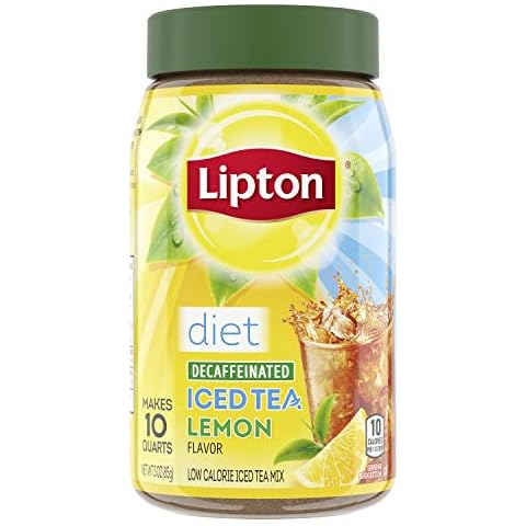 Lipton Mezcla de té helado - Dieta de limón descafeinado Cover