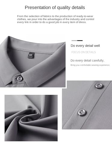 Polo col rabattu bleu haut de gamme en mode décontractée masculine