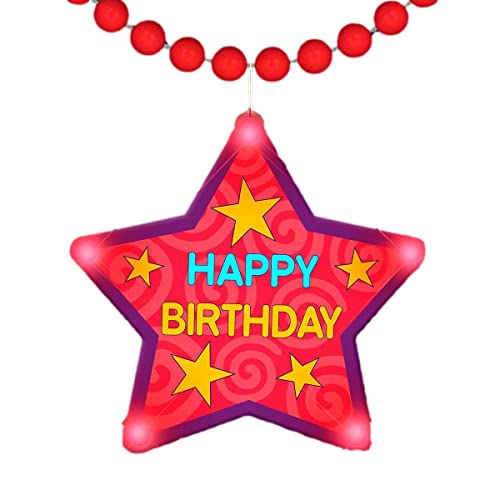 Blinkee Huge Happy Birthday Star Beaded Necklace #TOP6