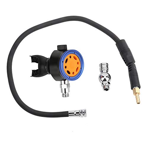 Válvula de respiración para equipo de buceo y snorkel con conector universal