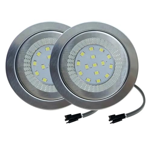 eufeifeiegds 2s[X˒탉Cg 1.5W LED 12V DC 220V 60mm tXgKX Lb`Lrlbgd Cd wefeiegds(With SM Connector,230V Warm White)