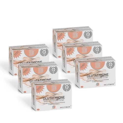 Image of Glutathione Skin Lightening Soap For All Skin Type Skin Whitening Soap For Men & Women (PACK OF 6)
