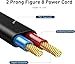 for Hisense TV Power Cable 5FT 2 Prong Power Cord Compatible for Hisense A7 Series 43 50 55 65 Inch Class U6HF Series 4K UHD Smart TV 65R6G 70A6H 65A6H 55A6H 65U6HF 58U6HF 50U6HF AC Power Supply