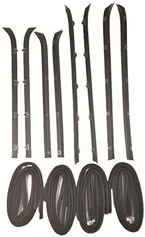 APDTY 155091 Kit de canal de ventana para cinturón de 12 piezas