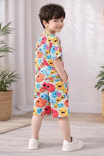 Image of Fashion Dream Boys Cotton Blend Printed Co-ord Set|clothing set for kids|Combo set