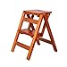 WYF-ZB Legno Pieghevoli 2 Passi del battistrada Scale Sgabello for Cucina Sedie Climb Indoor Scale a Libro Portatili for Adulti e Bambini