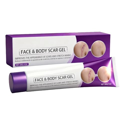 Crema Para Cicatrices Facial,Solución Para Todo Tipo De Piel 30g | Crema Suavizante Para Cicatrices Facial Y Corporal - Para Brazos Piernas Manos Cuello Adolescentes Adultos Mujeres Hombres
