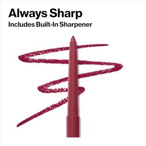 Revlon Lip Liner, Colorstay Face Makeup with Built-in-Sharpener, Longwear Rich Lip Colors, Smooth Application, 670 Wine - Image 4