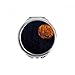 Red Shadow Planet Nebulae Blue Hand Compact Mirror Round Portable Pocket Glass