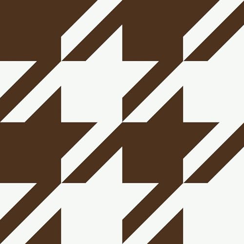 Papier peint autocollant Marron RuPaul RuHoundstooth RPS6148 revêtement mural amovible