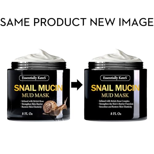 Essentially Kates 05080608 Snail Mucin Facial Mud Mask 8 Fl Oz thumb #1