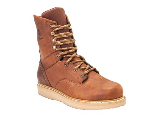 Georgia Boot Men's 8' Wedge Work Boot, Barracuda Gold, Size 10(W)