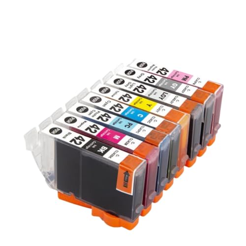 Cartouche d'encre CLI-42 compatible Pro-100S lot de 8 consommables jet d'encre