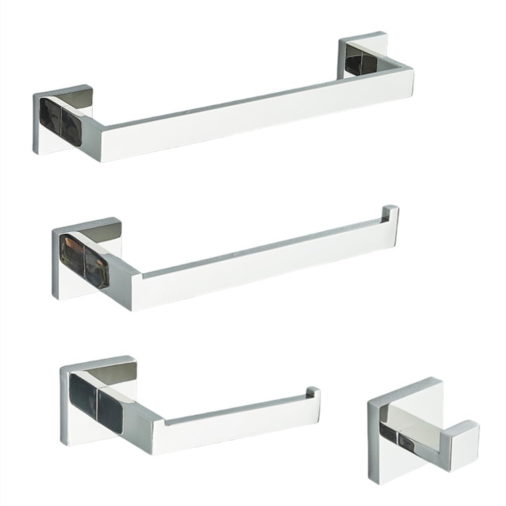 Porte-serviettes et accessoires de salle de bain chrome pour organiser un espace ordonné