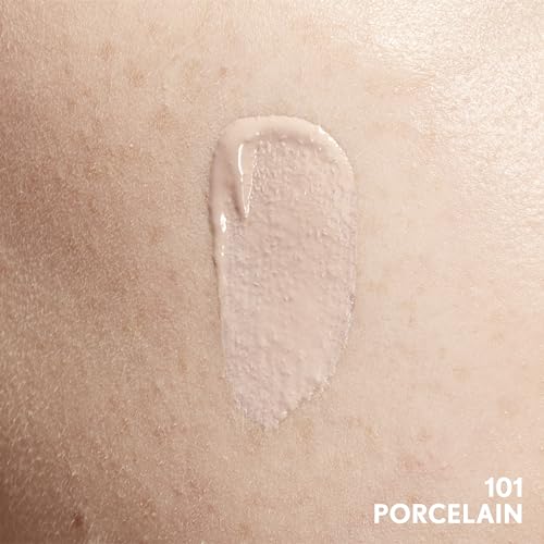 Image of COVERGIRL Clean Invisible Foundation Makeup, Dewy & Glowy Natural Finish, Buildable Coverage, Skin-Like Smooth Look, Vegan, Porcelain, 1oz
