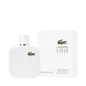 Lacoste L.12.12 Blanc Classic cologne Eau de Toilette Spray for Men 3.4 oz