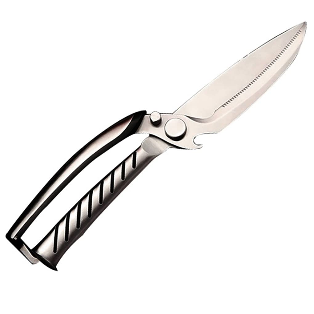Mnuvxzaewf Kitchen Scissors Multi-Purpose Heavy Duty Stainless Steel