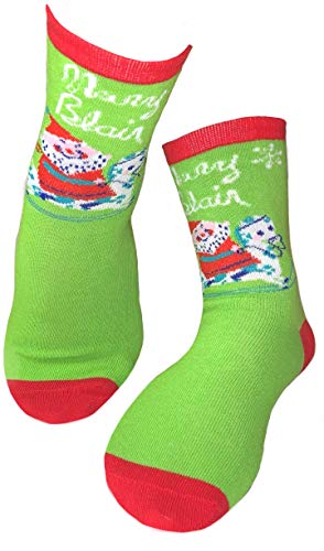 Girls' Mary Blair Cute Fun Artistic and Colorful Crew Socks - 3 Pair3
