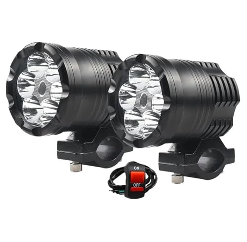Feux antibrouillard moto pour éliminer le manque de visibilité nocturne 2 PCS