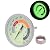 GLOWYE 3 1/8” Luminous BBQ Thermometer Gauge for CharBroil Oklahoma Joe’s Smokers, Weber, Royal Gourmet, Char-Griller and Most Charcoal Grills, 1/2 NPT Stainless Steel Grill Temperature Gauge