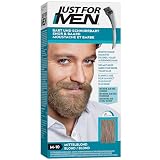 Just for Men Baffi e barba biondo medio eliminano il grigio per un aspetto più spesso e più pieno - M10