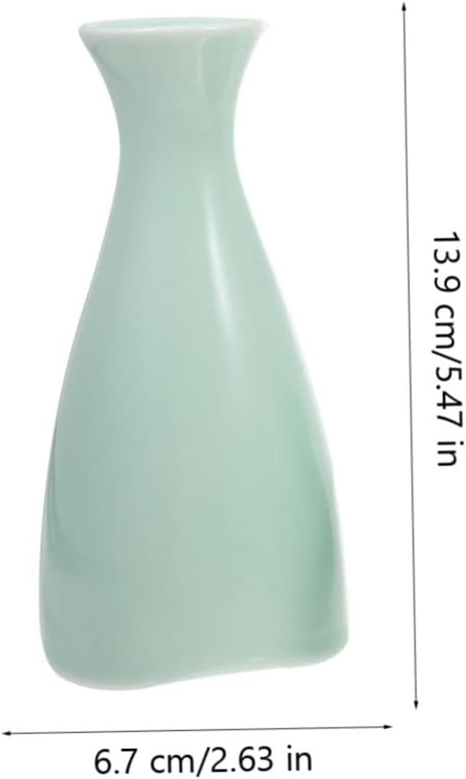 Ceramic Sake Serving Set Mulled Wine Warmer Japanese Style Home Bar Accessory