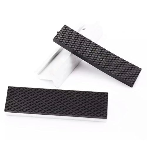 1 paire de mâchoires de protection pour étau - 75 x 29 x 24 mm - Mâchoires magnétiques - Protection universelle en caoutchouc pour le travail du bois (75 x 29 x 24 mm)